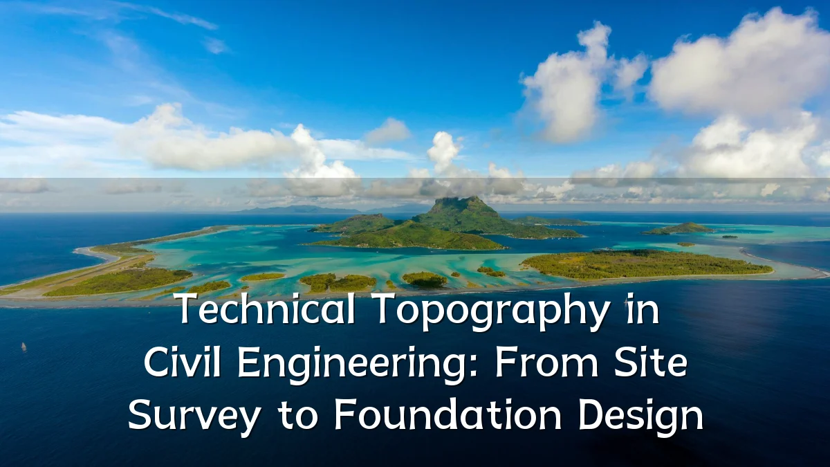 Technical Topography in Civil Engineering: From Site Survey to Foundation Design