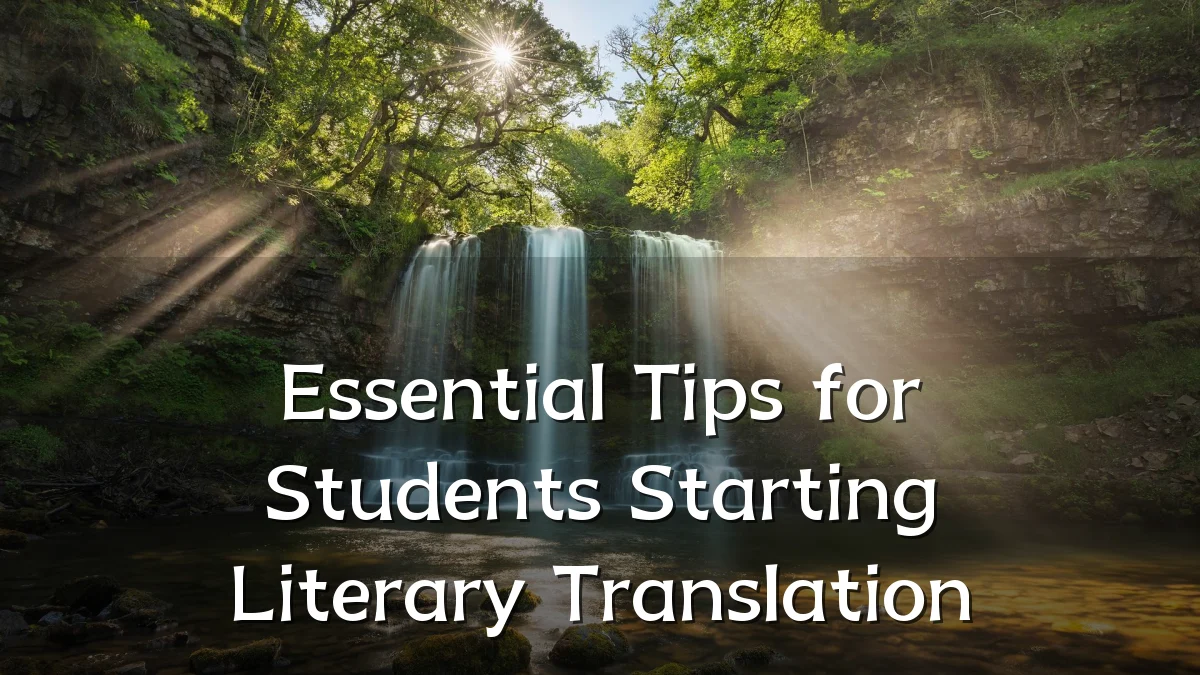 Essential Tips for Students Starting Literary Translation