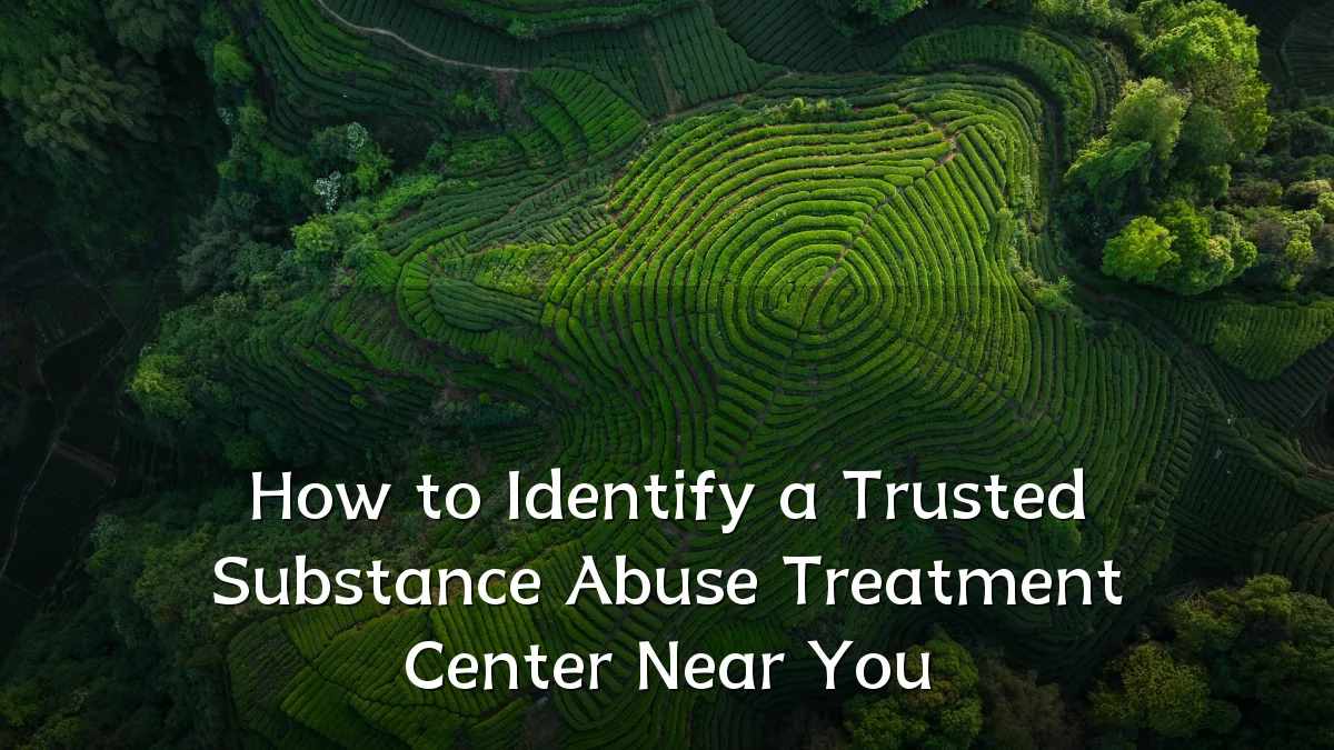 How to Identify a Trusted Substance Abuse Treatment Center Near You