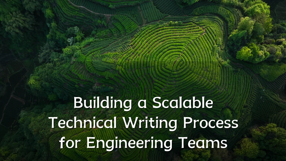 Building a Scalable Technical Writing Process for Engineering Teams